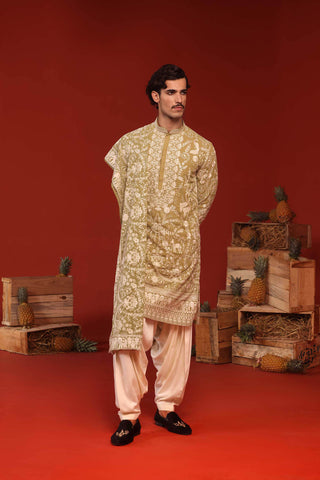 Mrityunjay Mehandi Kurta Set