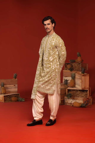 Mrityunjay Mehandi Kurta Set