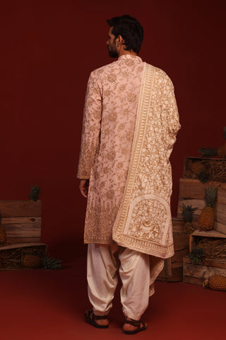 Tanvik Beige Kurta Set