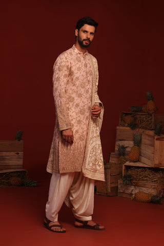 Tanvik Beige Kurta Set