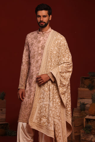 Tanvik Beige Kurta Set