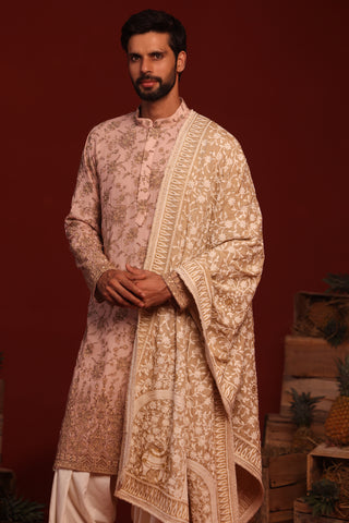 Tanvik Beige Kurta Set