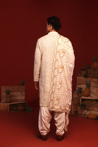 Anvith Cream Kurta Set