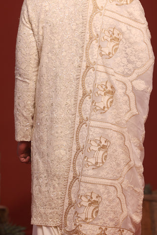 Anvith Cream Kurta Set