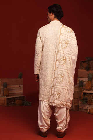 Anvith Cream Kurta Set