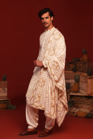 Anvith Cream Kurta Set