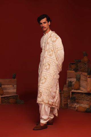 Anvith Cream Kurta Set