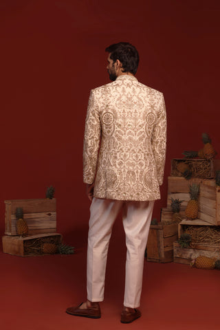 Adhyaay ivory Jodhpuri Set