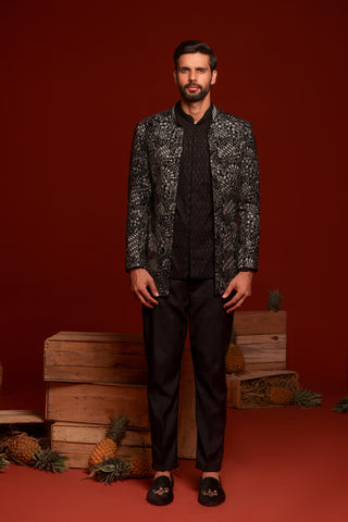 Rithvik Black Jodhpuri Set