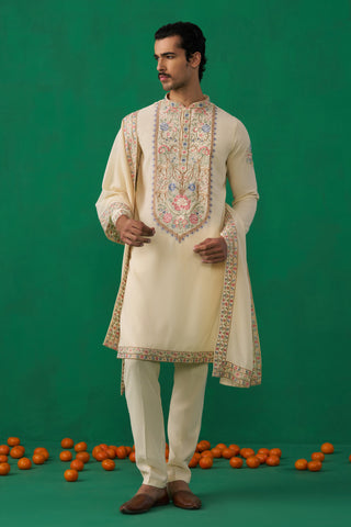 DEER BEIGE KURTA SET