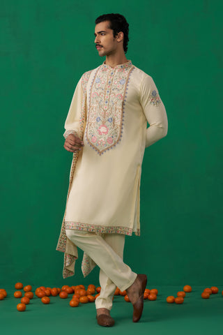 DEER BEIGE KURTA SET