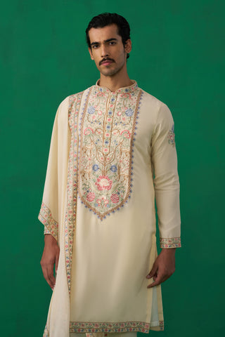 DEER BEIGE KURTA SET