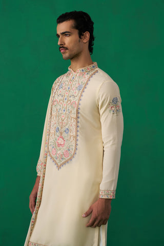 DEER BEIGE KURTA SET