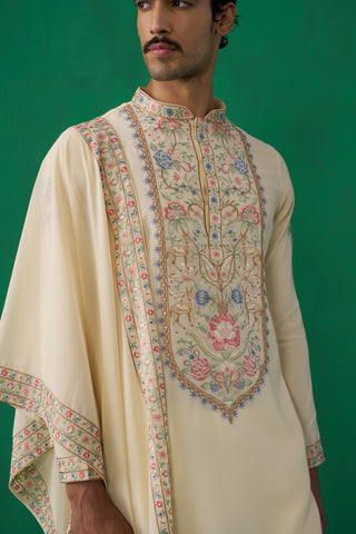 DEER BEIGE KURTA SET