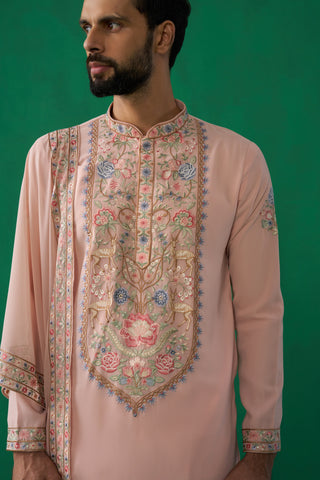 DEER PINK KURTA SET