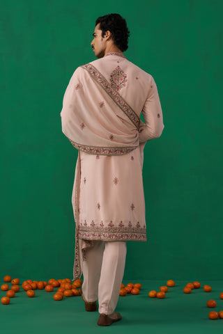 MOTIF PINK KURTA SET