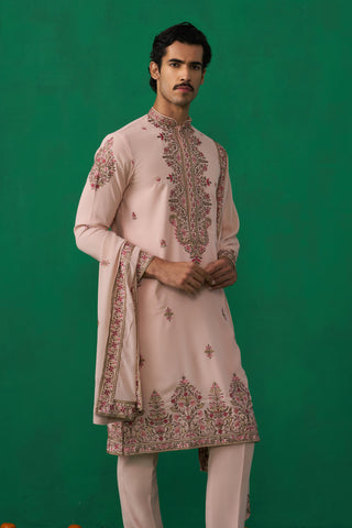 MOTIF PINK KURTA SET