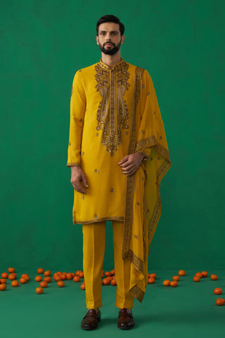 ARABIC HALDI KURTA SET