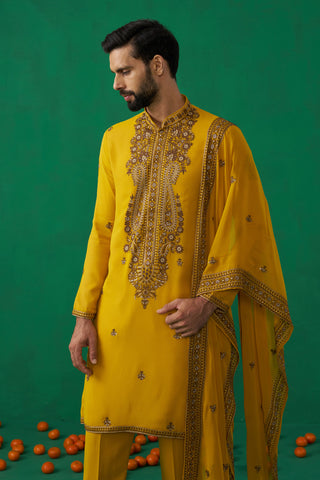 ARABIC HALDI KURTA SET
