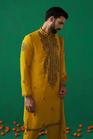 ARABIC HALDI KURTA SET