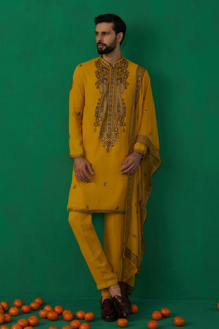 ARABIC HALDI KURTA SET
