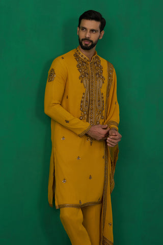 ARABIC HALDI KURTA SET