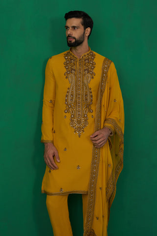 ARABIC HALDI KURTA SET