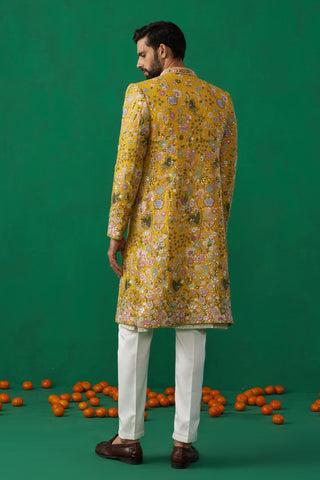 Phoolpankh Haldi Indowestern Set