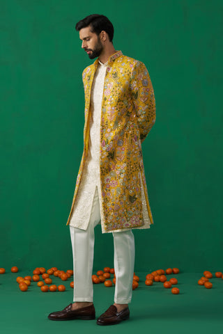 Phoolpankh Haldi Indowestern Set