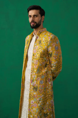 Phoolpankh Haldi Indowestern Set