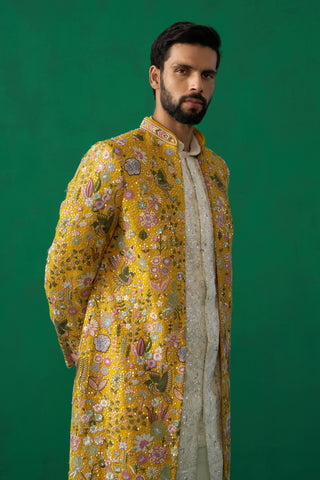 Phoolpankh Haldi Indowestern Set