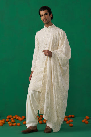 SULTAN IVORY KURTA SET