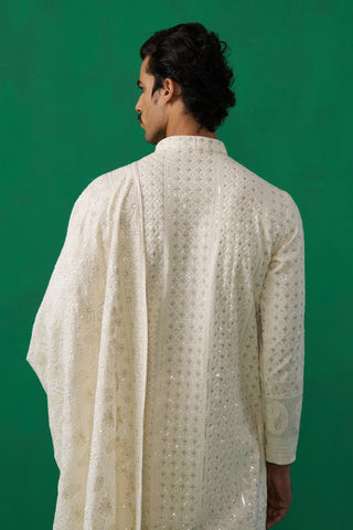 SULTAN IVORY KURTA SET