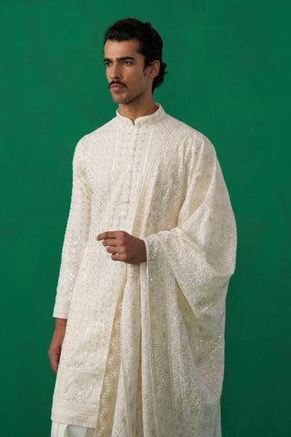 SULTAN IVORY KURTA SET