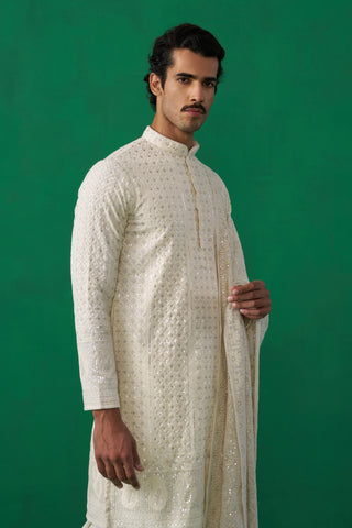 SULTAN IVORY KURTA SET