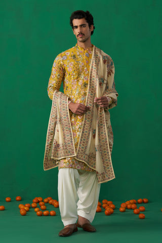 PHOOLPANKH HALDI KURTA SET