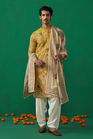 PHOOLPANKH HALDI KURTA SET