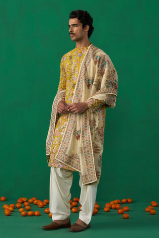 PHOOLPANKH HALDI KURTA SET