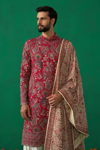 PAISELY PINK KURTA SET