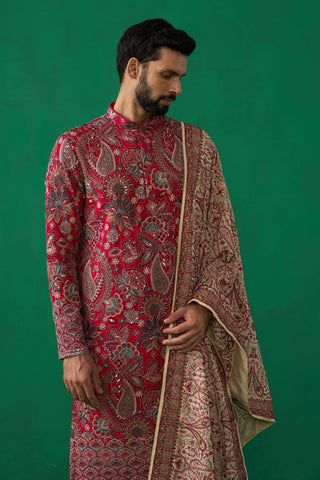 PAISELY PINK KURTA SET