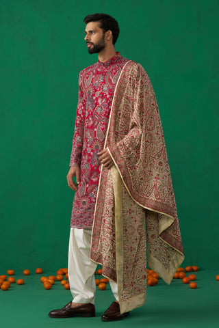 PAISELY PINK KURTA SET