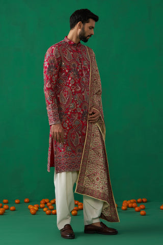 PAISELY PINK KURTA SET