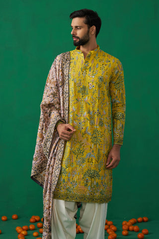 BIRD HALDI KURTA SET