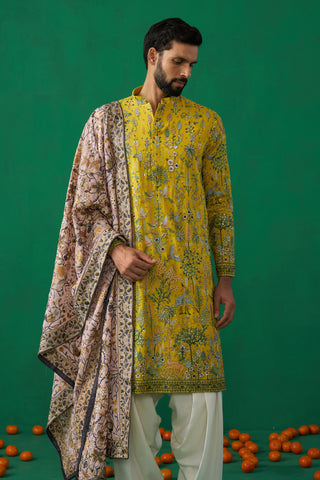 BIRD HALDI KURTA SET