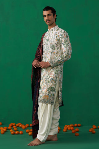 BIRD IVORY KURTA SET