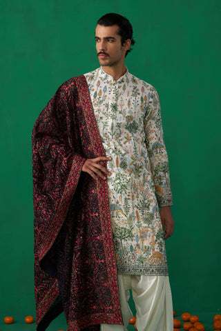 BIRD IVORY KURTA SET