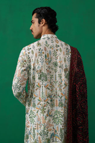 BIRD IVORY KURTA SET