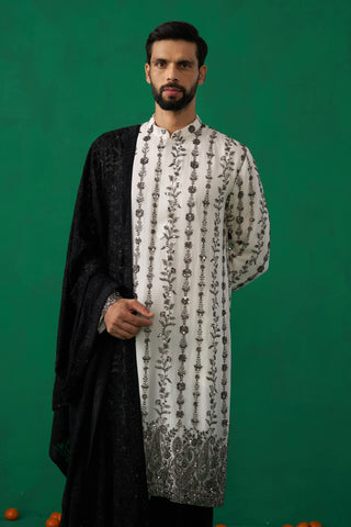 PAISLEY IVORY KURTA SET