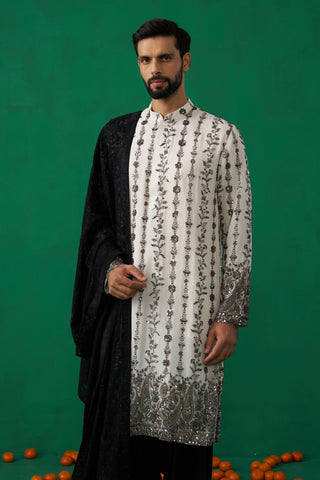 PAISLEY IVORY KURTA SET
