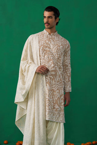 LEAF CHIKU KURTA SET